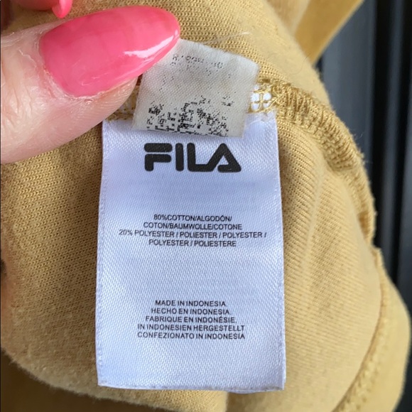 *SOLD* FILA Velvet t-shirt - Picture 5 of 8